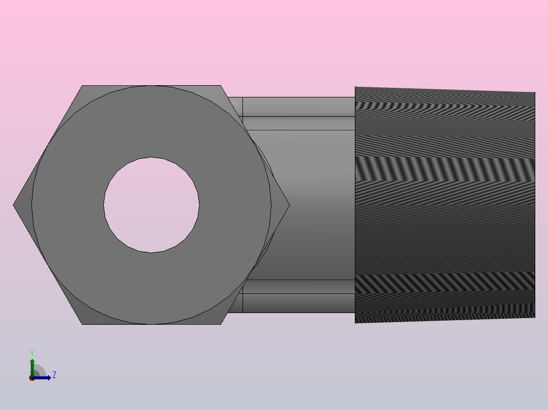 IKT 卡套螺纹正三通接头_IKT04-01左视图