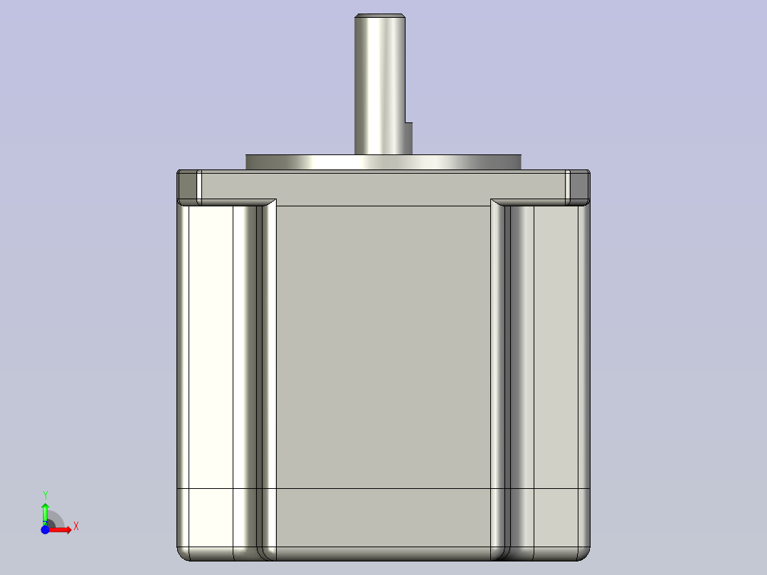 57x57x45步进电机21前视图