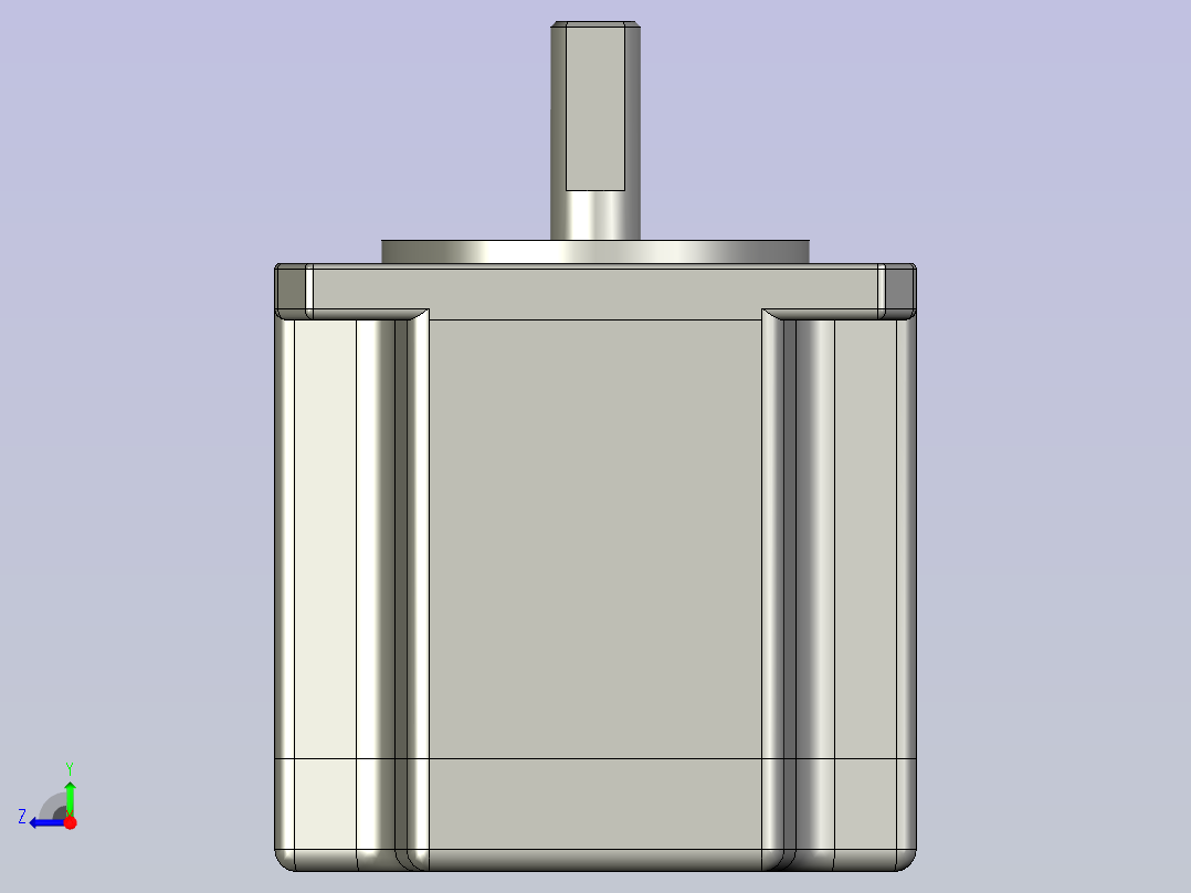 57x57x45步进电机21右视图