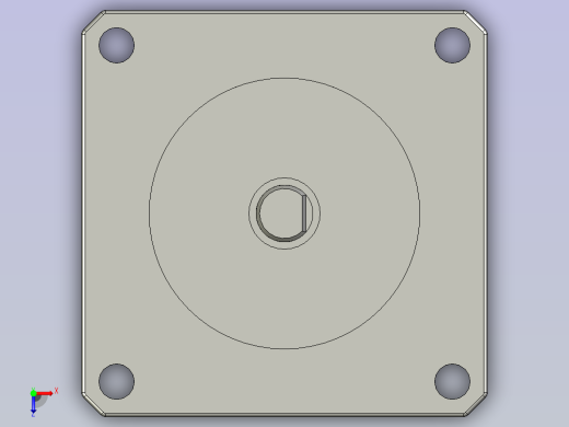 57x57x45步进电机21俯视缩略图