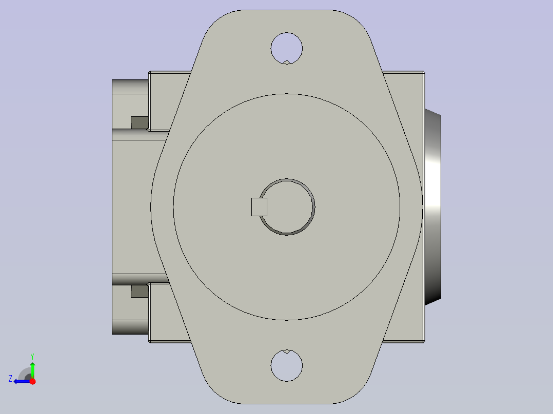 CQYB-E叶片泵-21V双泵YB-E63-25RAAB右视图