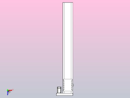 滚珠丝杠直线轴带导轨全封闭TPA-HCR-202D-2510C-L1500-ML-Y-P75-N3俯视缩略图