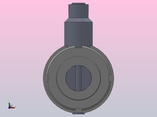 DDSX-04活接式手动蝶阀[DDSX-04-DN32]前视缩略图