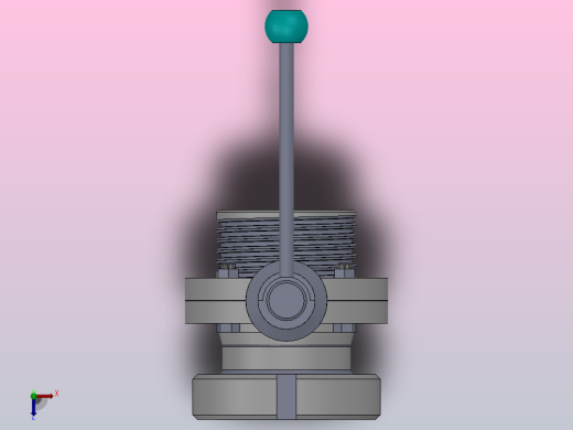 DDSX-04活接式手动蝶阀[DDSX-04-DN32]俯视缩略图