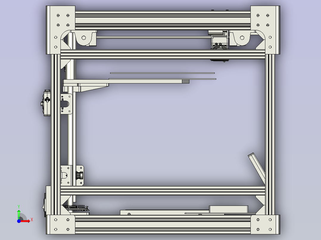 3D打印机（3D Printer）前视图