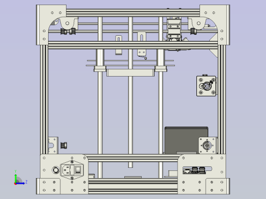 3D打印机（3D Printer）左视缩略图