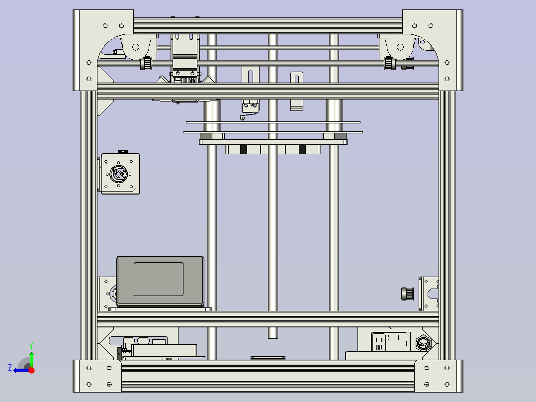 3D打印机（3D Printer）右视图