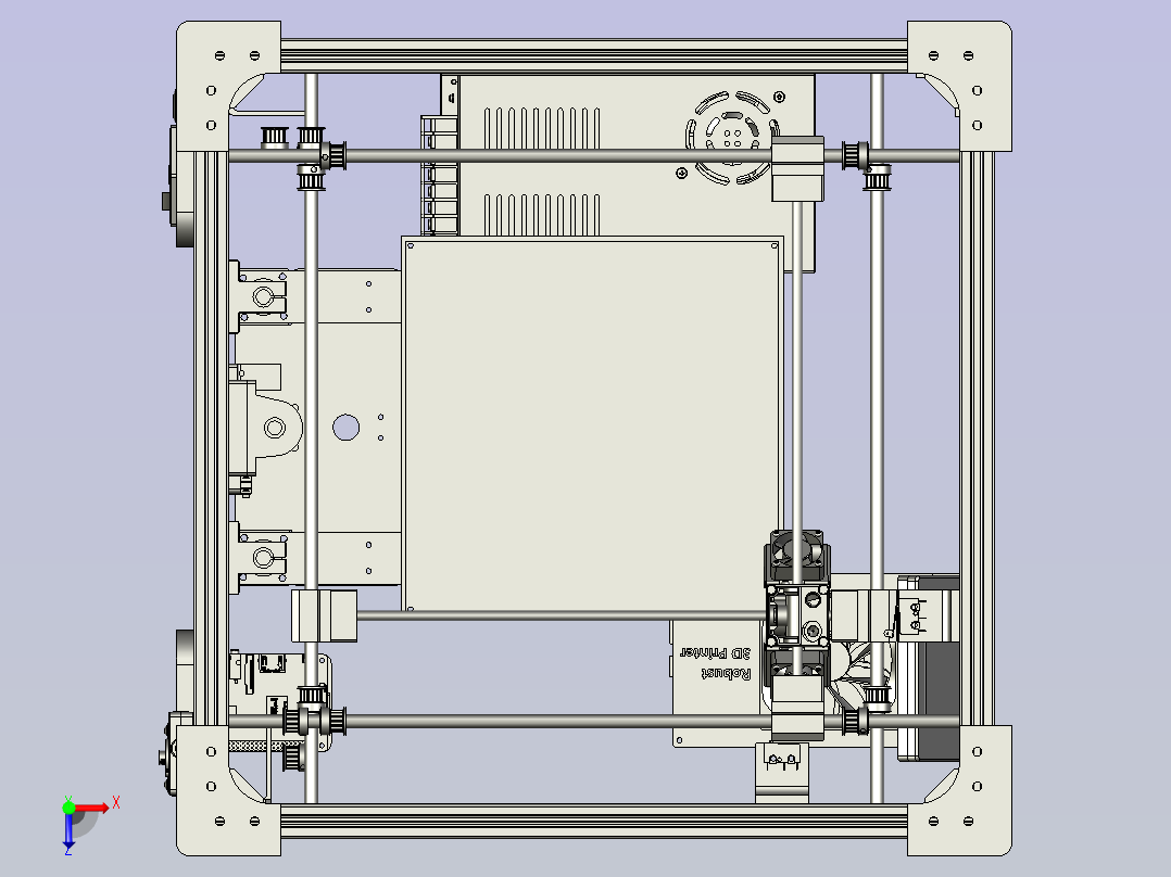 3D打印机（3D Printer）俯视图