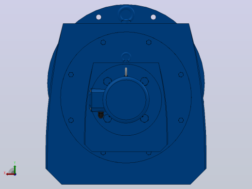 RF167R97法兰轴伸式组合型斜齿轮减速机RF167R97-Y1.5-4P-90L-M1-0°-Φ660后视缩略图