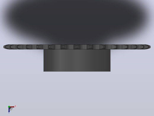 直孔链轮05B型_33-05B-1俯视缩略图