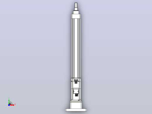 轻载电动缸TPA-ESR40-1210C-L350-MR-FB-W-P40-C3前视缩略图