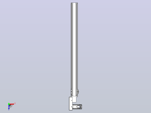 皮带直线轴半封闭可选导轨TPA-HNB-85S-90-L1000-ML-C-P20-N3俯视缩略图