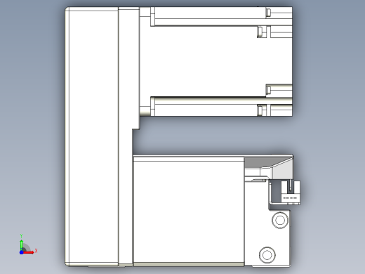 皮带直线轴双滑块型TPA-GCBS-150-P80-L375-LU-M75-N3前视缩略图