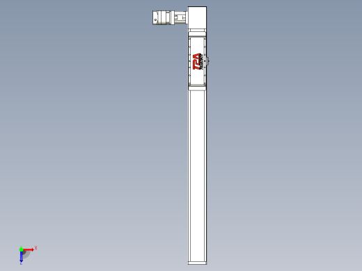 伺服电机集成皮带传动直线执行器TPA-OCB-120-224-L950-DR-J90-N3俯视缩略图