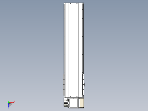 皮带直线轴半封闭可选导轨TPA-HNB-220D-176-L650-RP-C-P1K-N3俯视缩略图