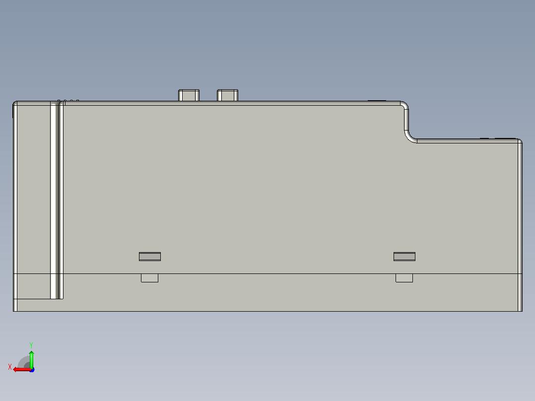 KG316T时控开关三维模型202012后视图