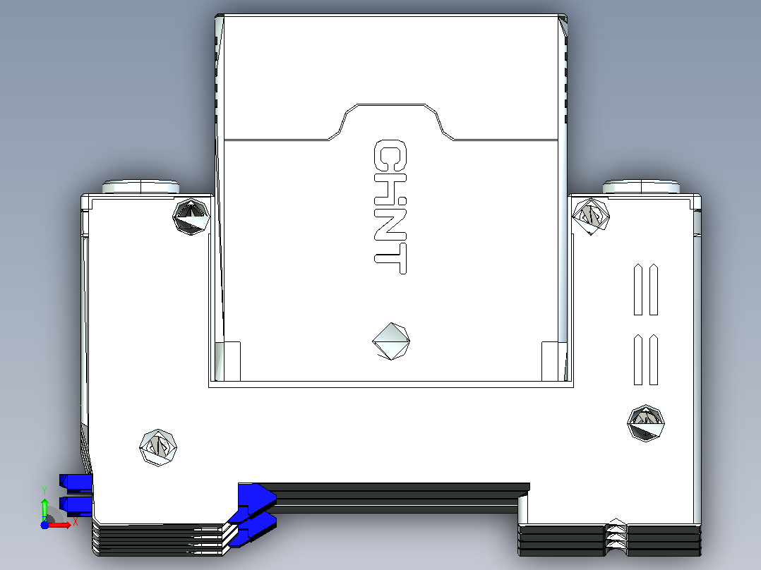 正泰电涌保护器NXU-Ⅱ 20kA_275V 4P前视图