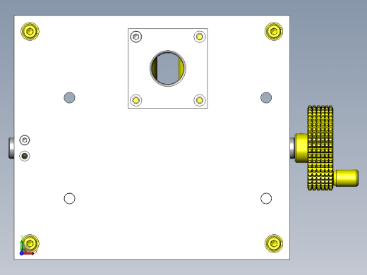 手动定心机构前视缩略图