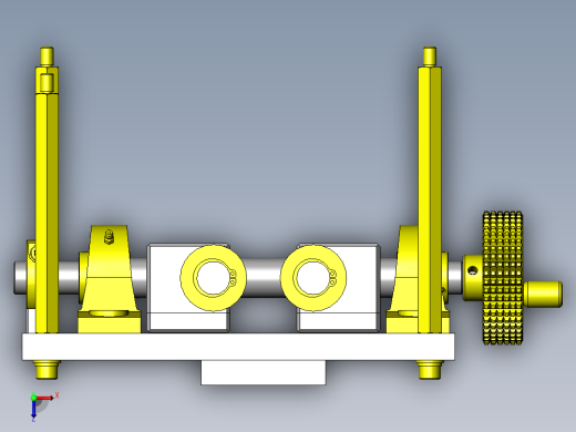 手动定心机构俯视缩略图