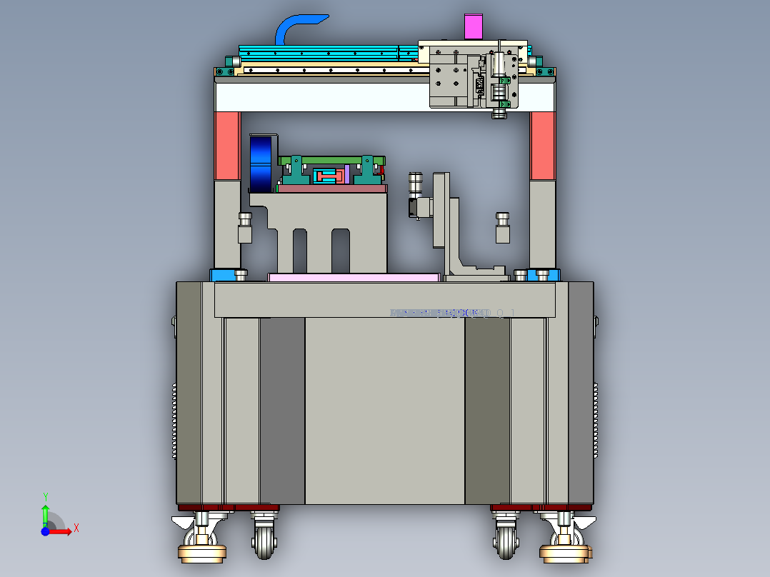 一模两穴自动化玻璃厚度平面度检测机pro5.0.zip前视图