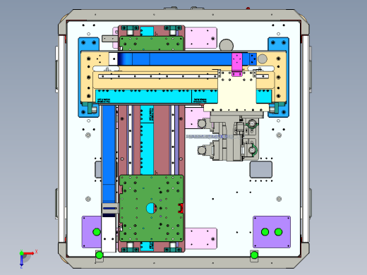 一模两穴自动化玻璃厚度平面度检测机pro5.0.zip俯视缩略图