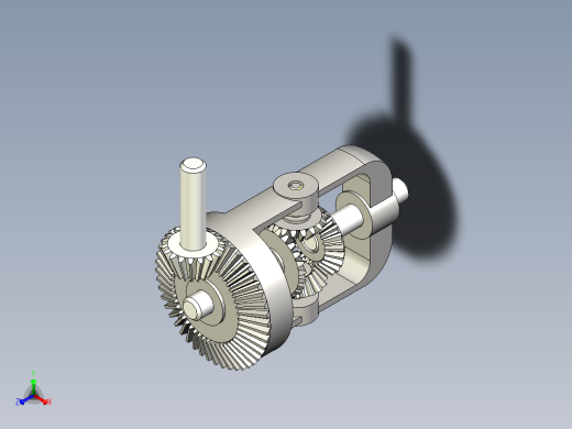 DIFFERENCIELLE差速器结构3D图纸 STP格式