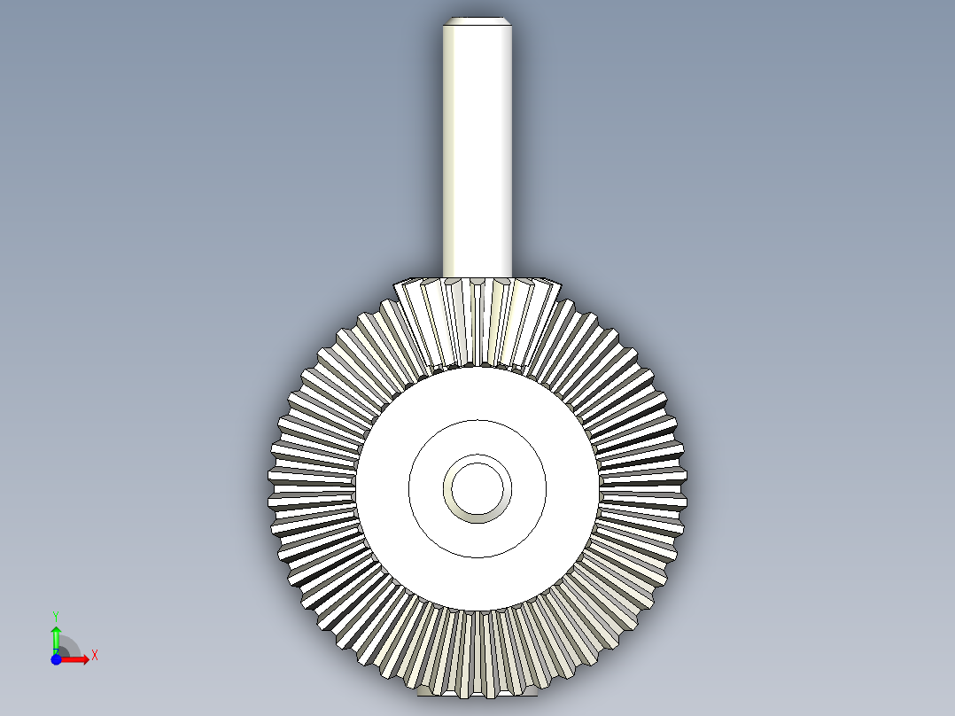 DIFFERENCIELLE差速器结构3D图纸 STP格式前视图