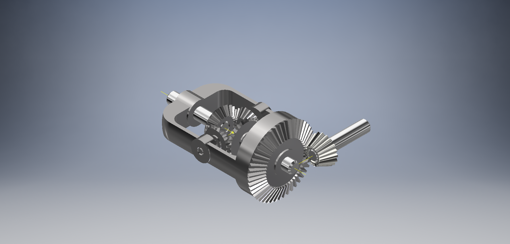 DIFFERENCIELLE差速器结构3D图纸 STP格式