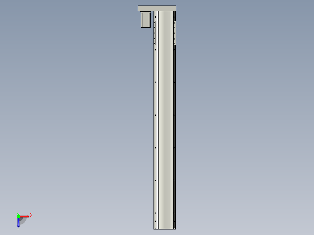 CCTL模组螺杆系列-TL135-BR俯视图