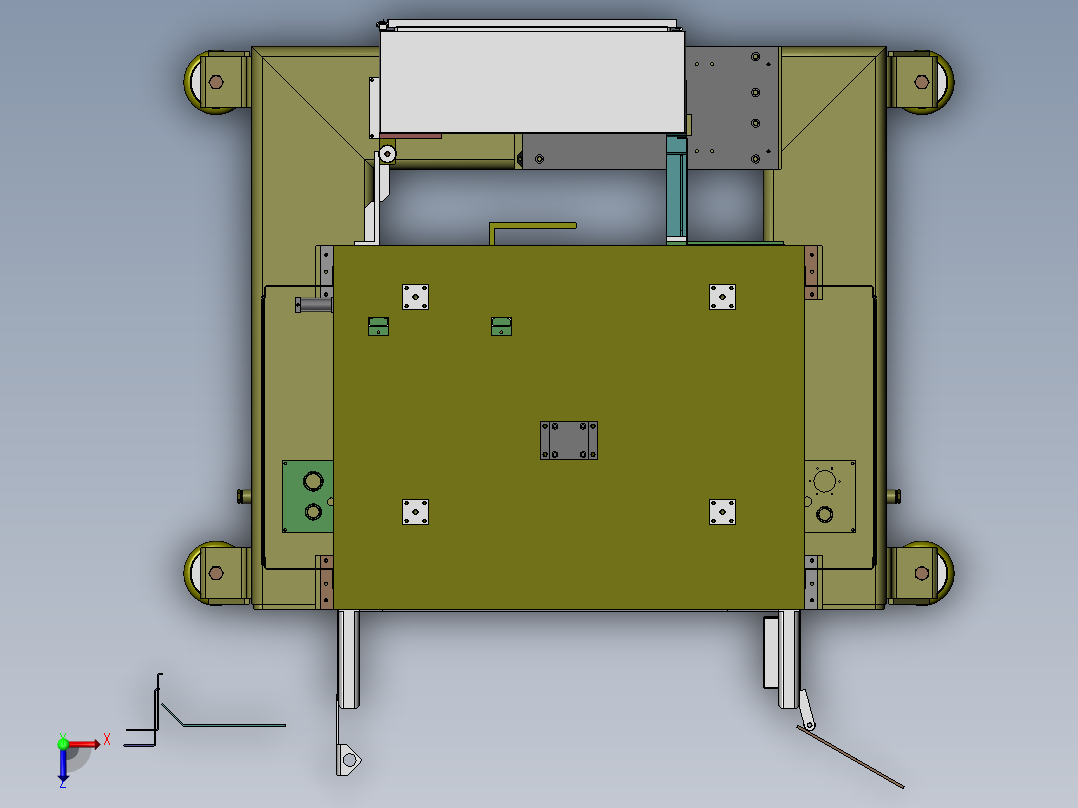B26_电机定子自动化组装机俯视图