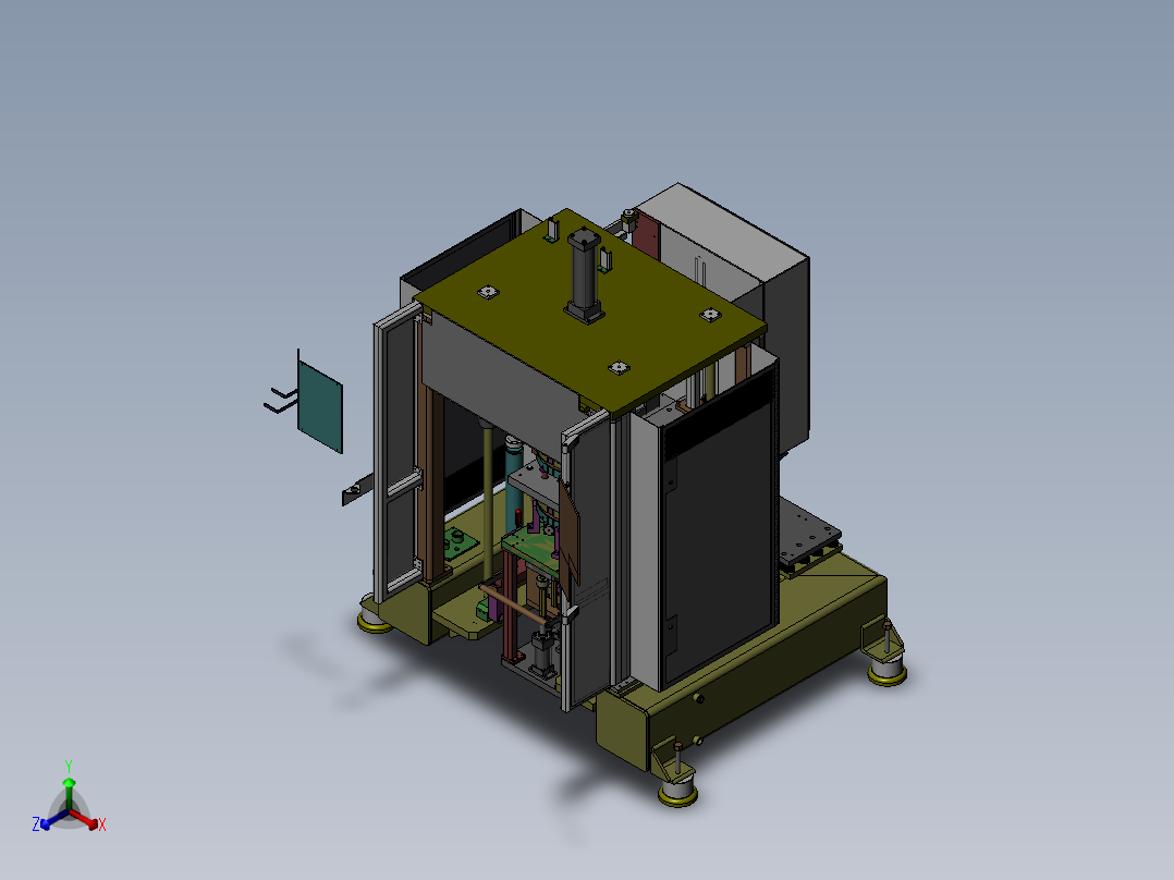 B26_电机定子自动化组装机正等轴测图