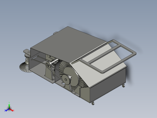 自动清扫小车设计模型设计资料带三维二维说明书