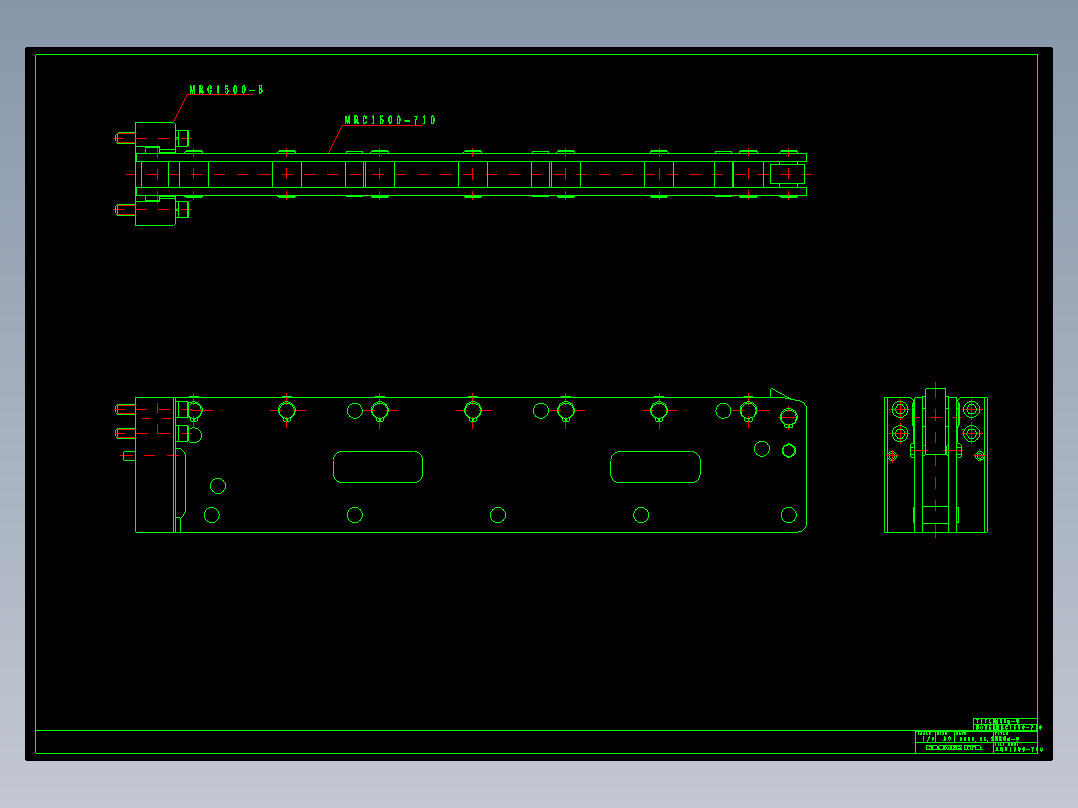 KOSMEKMRC1500-710多系列多零件图纸模型