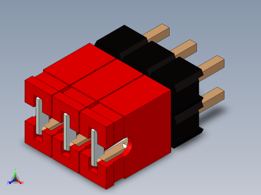 带跳线的排针-pinheader 2x3 and 3 jumpers