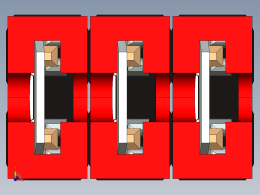 带跳线的排针-pinheader 2x3 and 3 jumpers前视缩略图