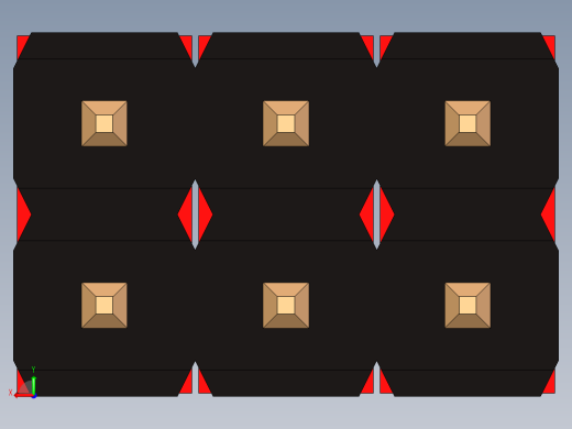 带跳线的排针-pinheader 2x3 and 3 jumpers后视缩略图