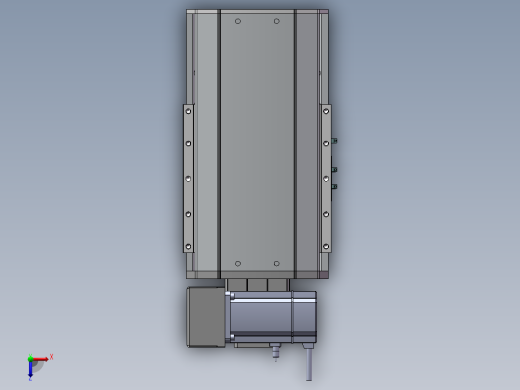 MTB同步带半封闭MTB22M-LU-750W俯视缩略图