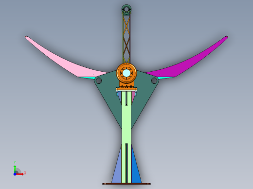 复合多曲面槽式太阳能集热器前视缩略图