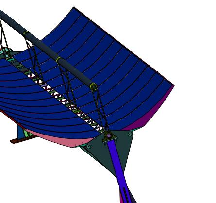复合多曲面槽式太阳能集热器