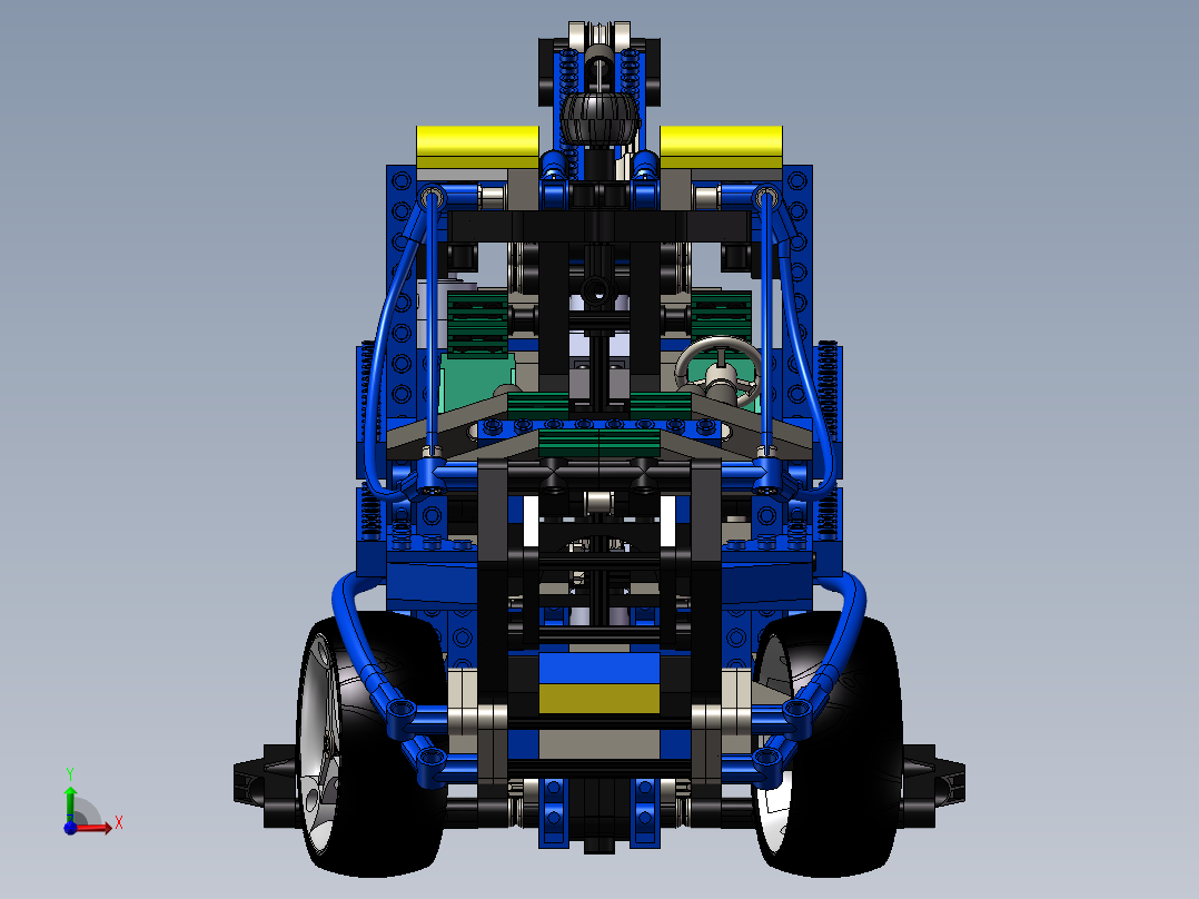 乐高技术卡车前视图