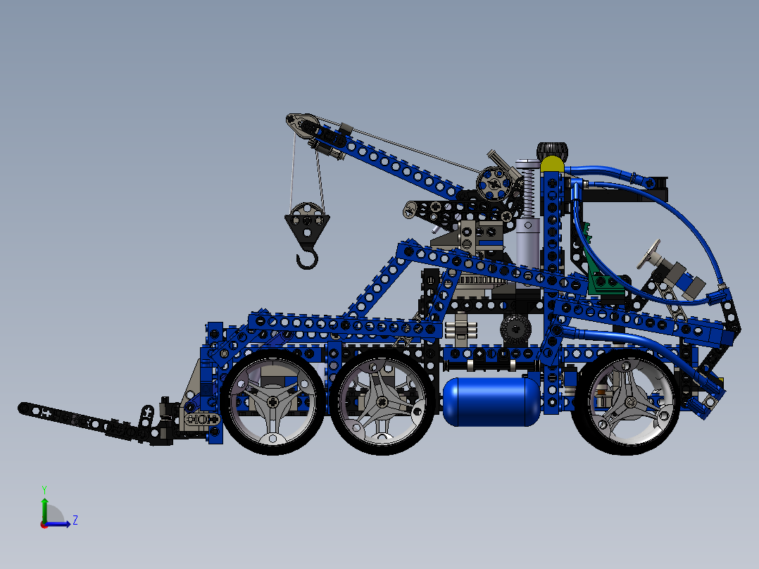 乐高技术卡车左视图