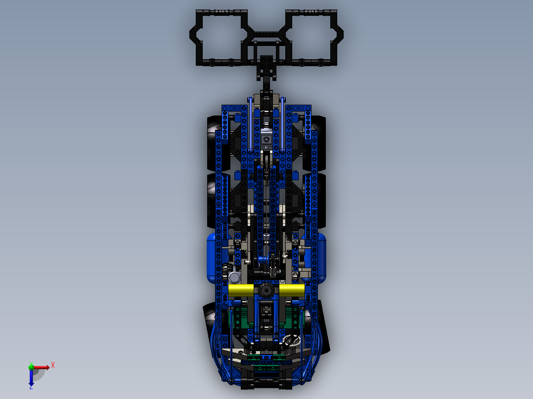 乐高技术卡车俯视图