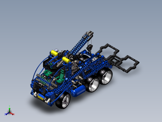 乐高技术卡车正等轴测缩略图