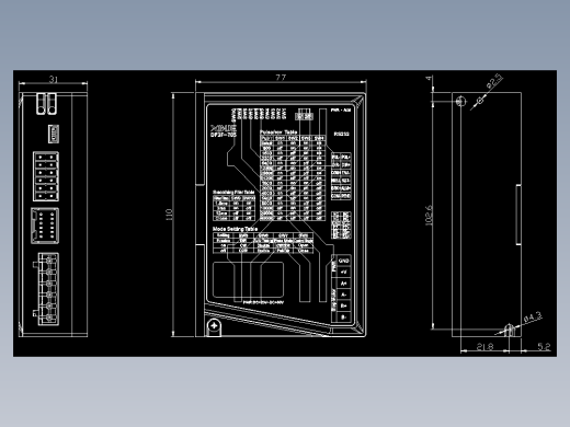 步进驱动DP3F-705-外观图-200828