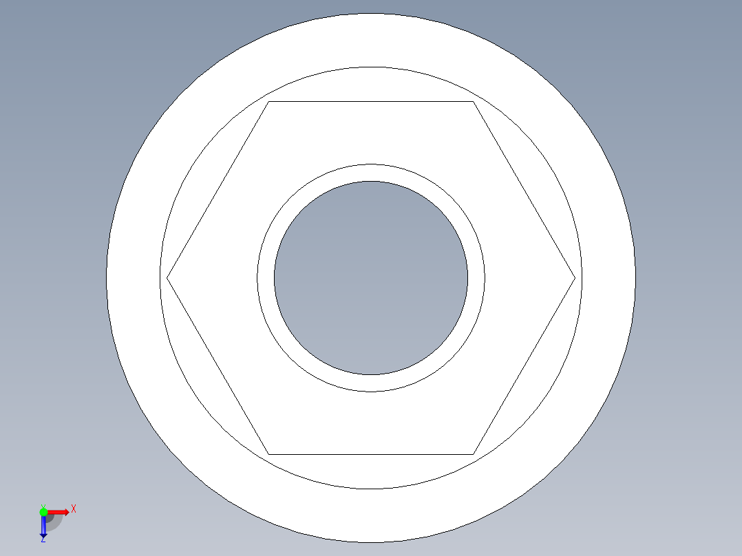 CPVC管件11A-Sch80_ReducerCoupling_SxS_9829-420FB_4in x 2in俯视图