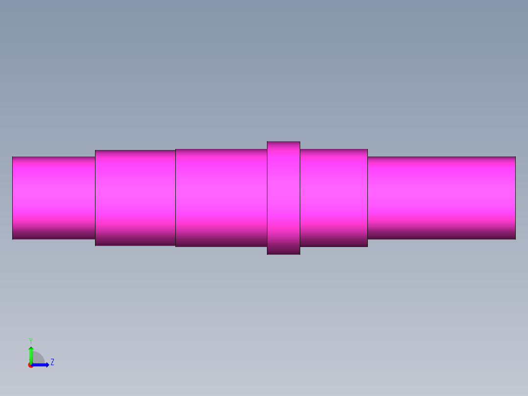 永磁调速器中速度调节装置设计及其控制系统左视图