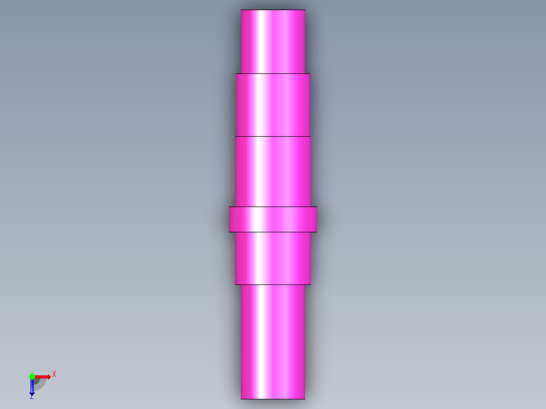 永磁调速器中速度调节装置设计及其控制系统俯视图