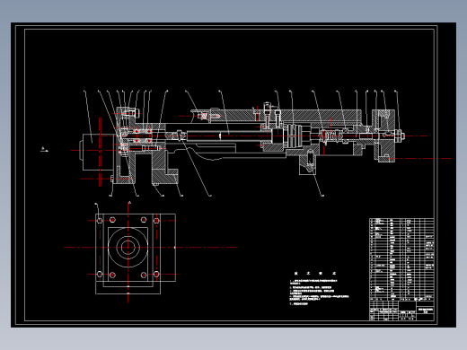 CA6140车床数控化改造CAD图纸含说明书