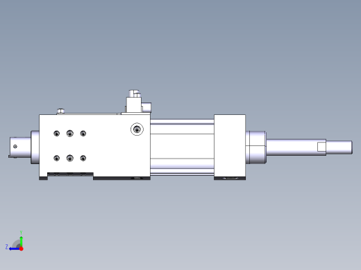 德克斯TUNKERS气缸数模SZK_40_1_Z_A02_TUENKERS右视缩略图