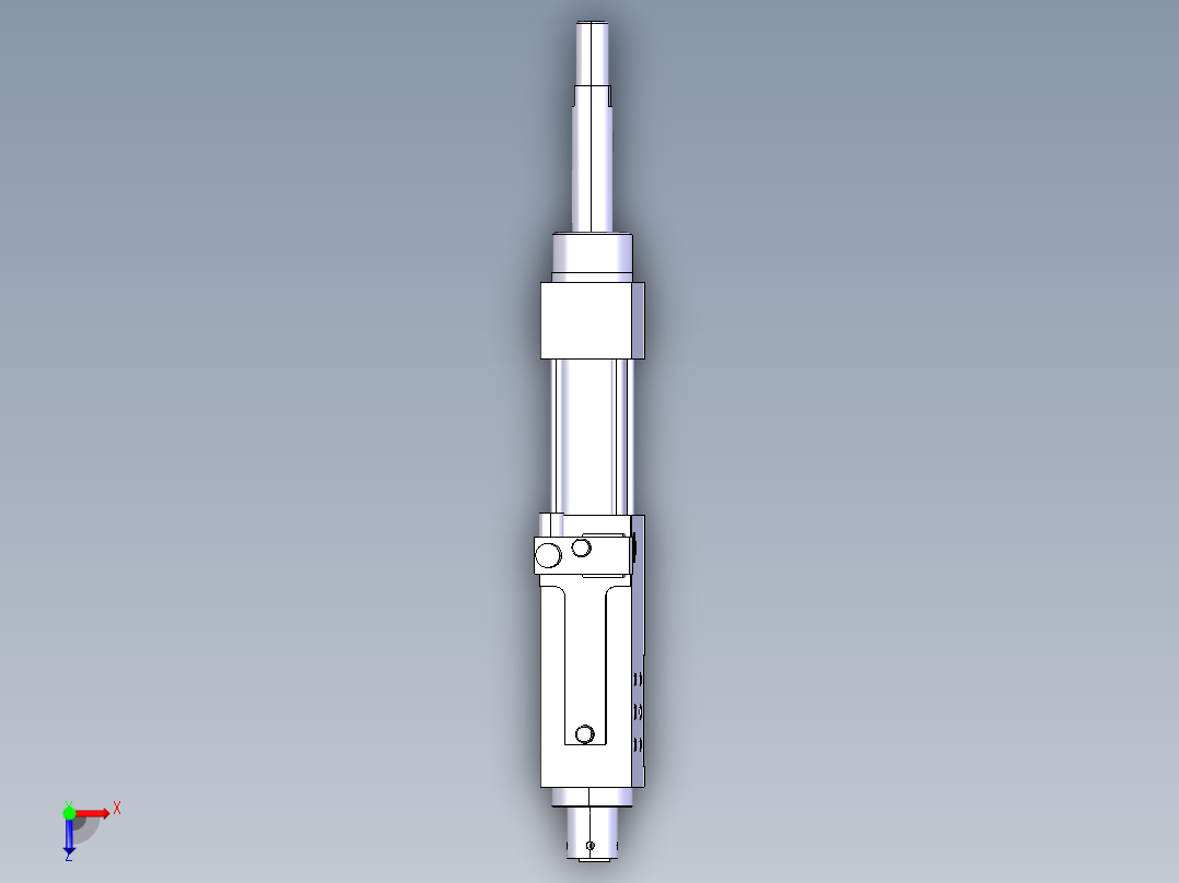德克斯TUNKERS气缸数模SZK_40_1_Z_A02_TUENKERS俯视图